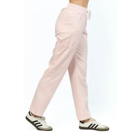 Spodnie medyczne SCRUBS MEDI TEDDY - COSTA POWDER ROSE